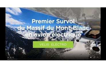 Partenariat : le 1er tour du massif du Mont-Blanc en avion électrique